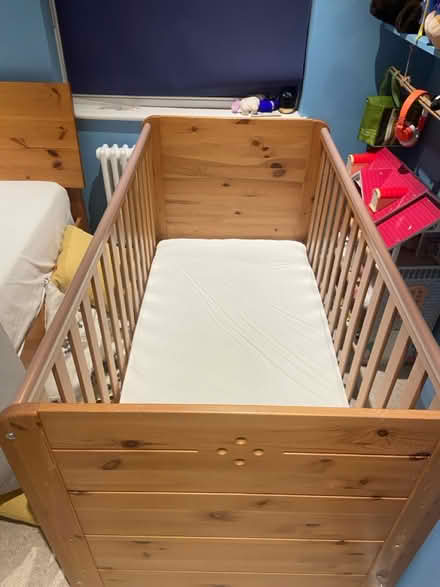 Photo of free Mattress with cover for cot (Stratford, E15) #1