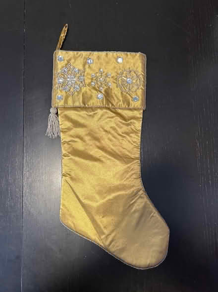 Photo of free Gold Christmas Stocking (Owings Mills,MD) #1