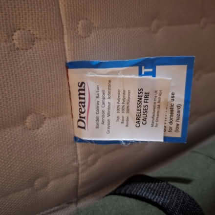 Photo of free Dreams double mattress (Witham CM8) #2