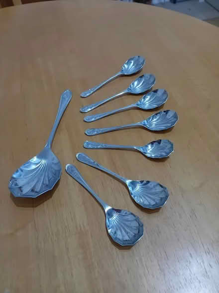Photo of free Serving spoon & dessert spoons (S8 Woodseats) #1