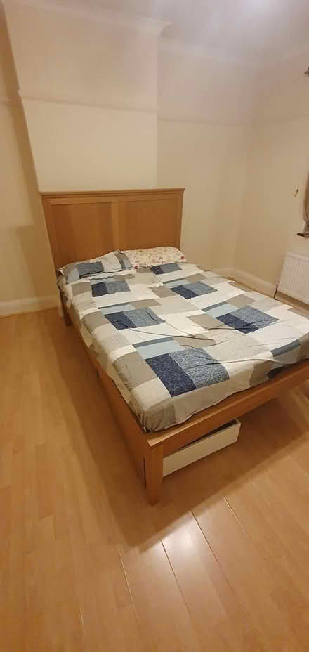 Photo of free Double bed + mattress + storage (Greenwich SE3) #1