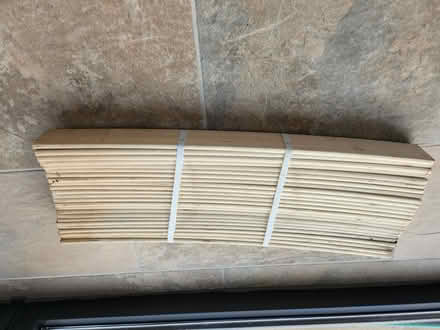 Photo of free Unused wood bed slats (Owlbury SY15) #1