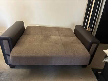 Photo of free Love seat convertible with storage (Columbia) #2