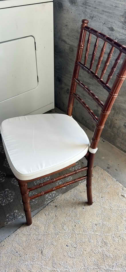 Photo of free 12 Banquet chairs with cushikn (Central Alameda) #2