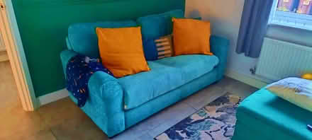 Photo of free Teal Couches good condition (Burton Joyce NG14) #1