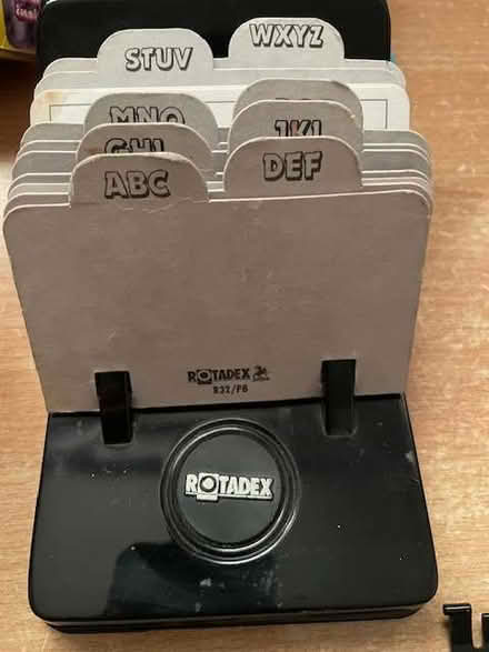 Photo of free Stationery Items: Rotadex A-Z cards, Parker ink refills etc (Hendon NW4) #3