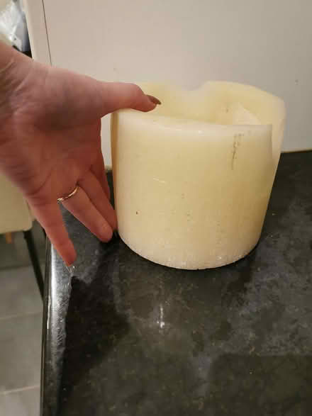 Photo of free Old large candle, for wax purposes (Glasnevin) #2