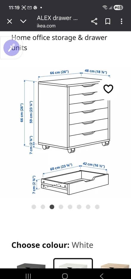 Photo of free Ikea Alex storage unit (Normanton Derby) #1