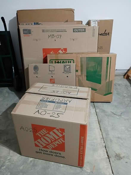 Photo of free Various Moving Boxes (Villages of Rolesville) #1
