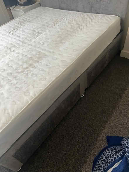 Photo of free Kingsize bed frame and mattress (Sheffield s) #3