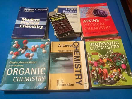 Photo of free Chemistry books a level / degree (South Croydon CR2) #1