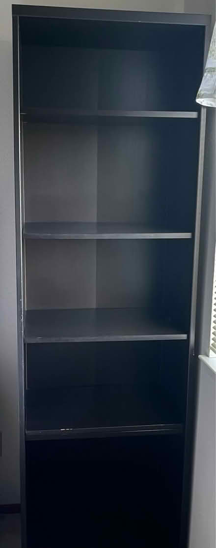 Photo of free Black Bookshelf (Redwood City) #1