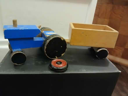 Photo of free Wooden tractor and trailer (University Area RG1) #3