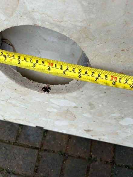 Photo of free White marble fire surround (Cooden TN39) #4