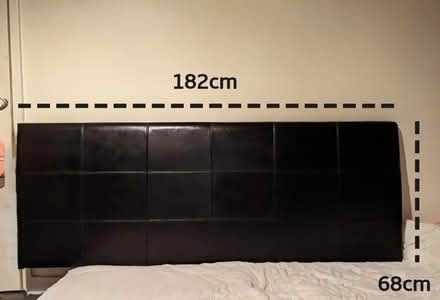 Photo of free Super King Size Faux Leather Headboard. (PL4) #1