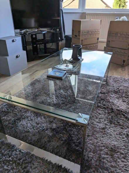Photo of free Glass coffee table (Norton Lees Sheffield 8 S8) #1