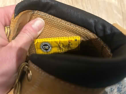 Photo of free Genuine CAT boots size 6 (Tonbridge) #4