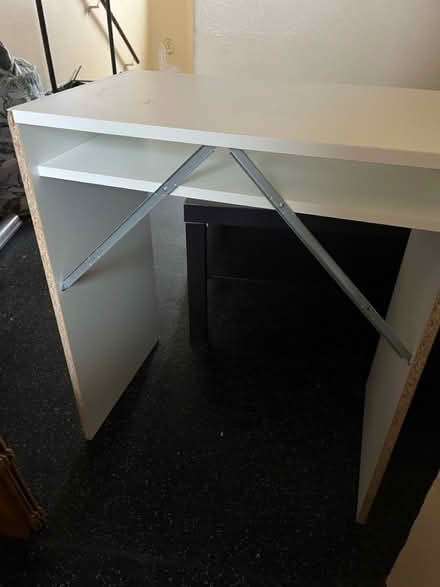 Photo of free Small white desk (G52 4hw) #2