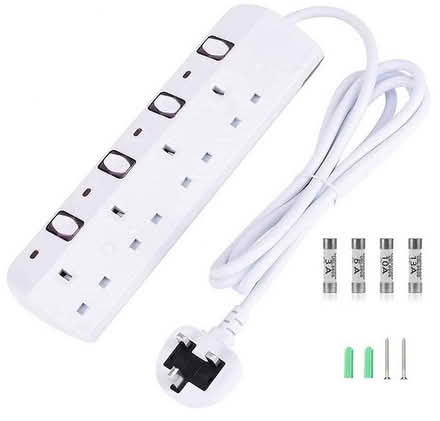 Photo of free Gang-of-four extension cord with power surge protection (Caversham RG4) #1