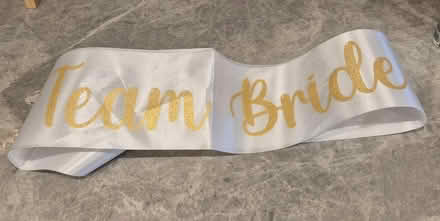 Photo of free Team Bride Sash (Leigh Park PO9) #1