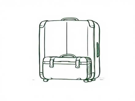 Photo of a cabin suitcase and a large suitcase (Seven Kings IG1) #1