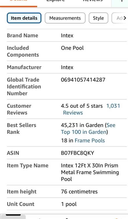 Photo of free 12 ft swimming pool & filter (Foxton) #4