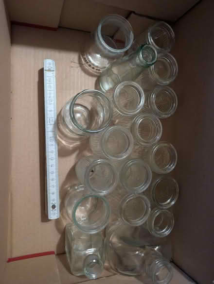 Photo of free Mix of small glass jars & vases (Garsington, OX44) #1