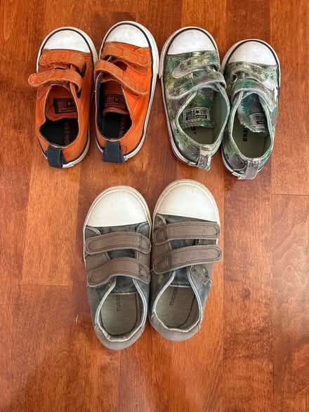 Photo of free 3 pairs Toddler shoes, size 7 & 8 (Near Rancho San Antonio Park) #1