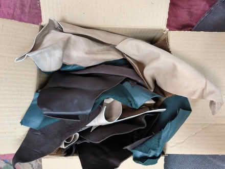 Photo of free Box leather pieces (Halton LA2) #1
