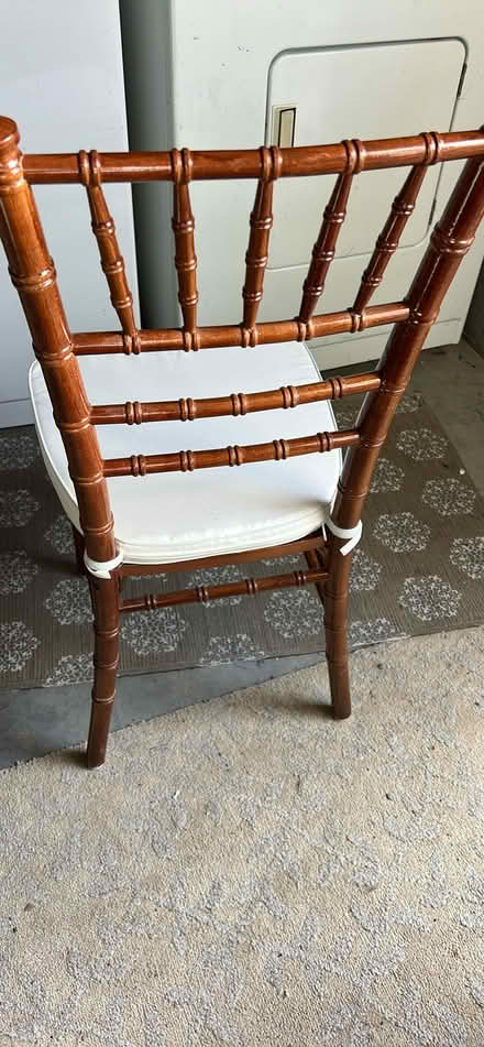 Photo of free 12 Banquet chairs with cushikn (Central Alameda) #1