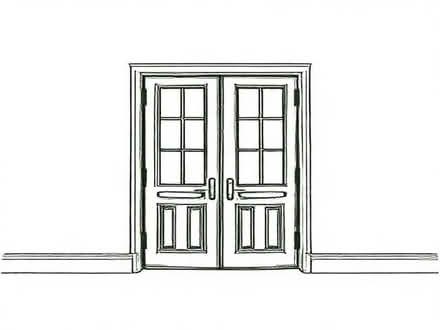 Photo of White paint for metal framed french doors (Florence Park OX4) #1