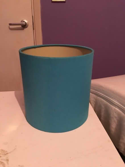 Photo of free Single Bright Blue Lamp Shade (Liverpool L6) #1