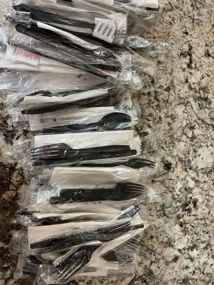 Photo of free Plastic utensils in sealed packages (Davis Dr & Morrisville Pkwy.) #1