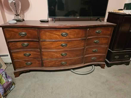 Photo of free 1940's triple mahogany dresser (Old Tappan nj) #1