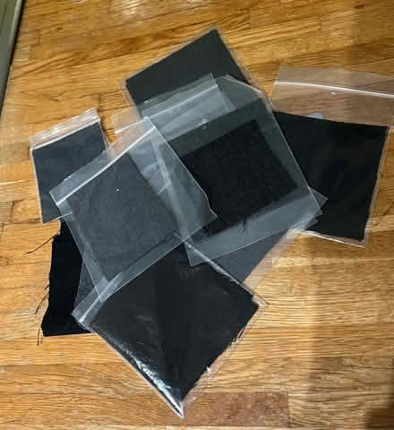 Photo of free Fabric patches for school trousers (Jersey Farm AL4) #1