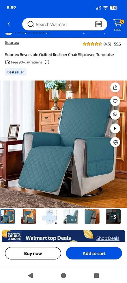 Photo of Quilted Chair Cover or material (North Laurel Rd) #1