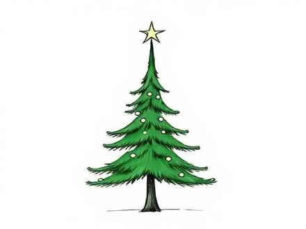 Photo of Slim green Christmas tree (Parkstone BH14) #1