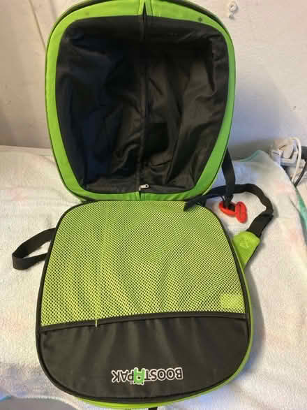 Photo of free Trunks back pack booster seat (Haywards Heath - Wickham Way) #1