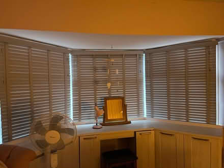 Photo of free Grey wooden blinds (Bankart ave Oadby LE2) #2