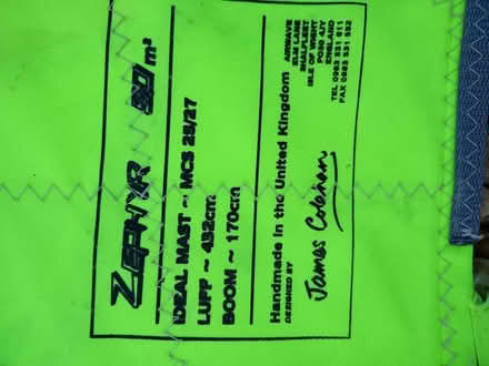 Photo of free Windsurfing sails, 4.5m, 5m (Hayling Island PO11) #3