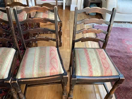 Photo of free 6 dining room chairs (Mount Merrion near UCD) #1
