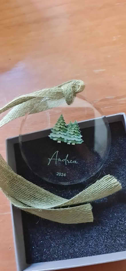 Photo of free Christmas glass flat bauble (NW2 Cricklewood) #1