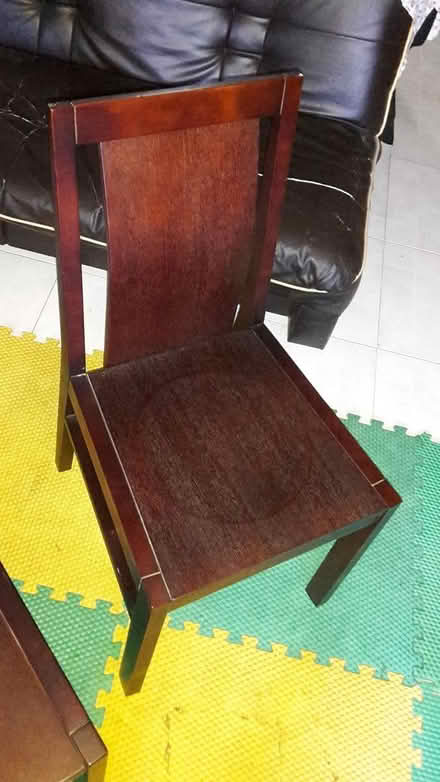 Photo of free Four Solid Wood Dining Chairs (Queenstown, near MRT) #2