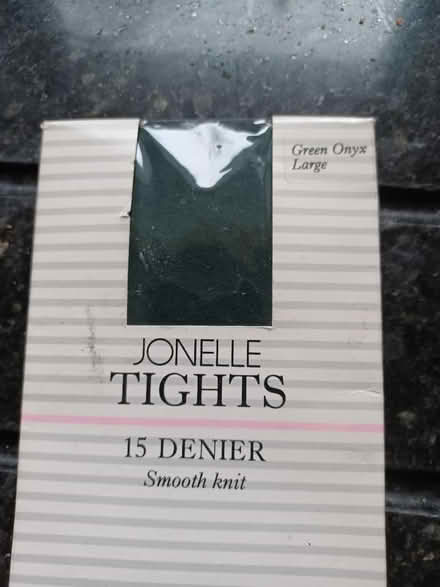 Photo of free Jonelle tights 15 denier green onyx (Woodley RG5) #2