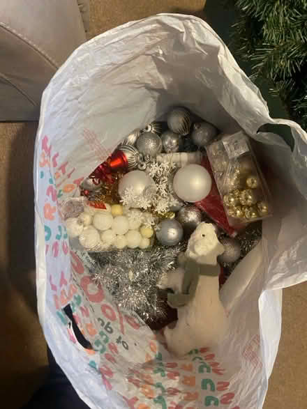 Photo of free Christmas tree and decorations (Poole BH17) #3