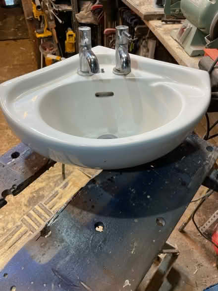 Photo of free Small corner sink and faucets (Chalford Hill) #3