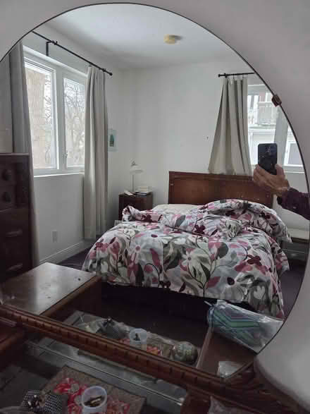 Photo of free 39" diameter mirror (Wellington village) #1