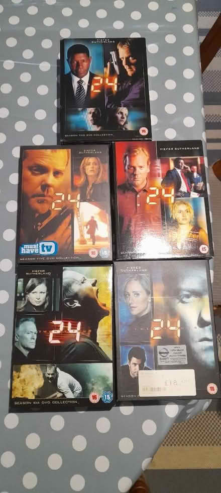 Photo of free '24' series dvds (Littleover DE23) #1