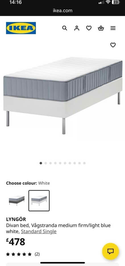 Photo of free IKEA single bed (Thorpe Hamlet) #1