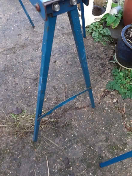 Photo of free Two folding Metal Trestles (Lampton TW3) #2